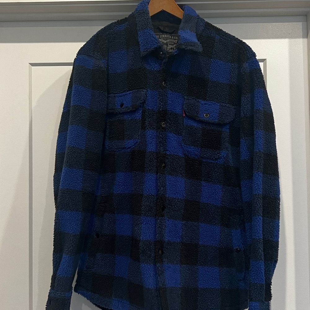 Levi's Blue Sherpa Jacket